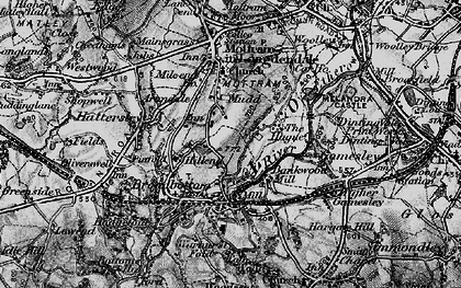 Old map of Mudd in 1896