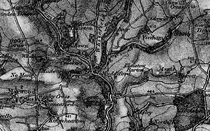 Old map of Muddiford in 1898
