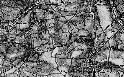 Old map of Mulberry in 1895