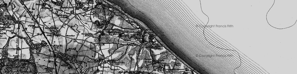 Old map of Mundesley in 1898