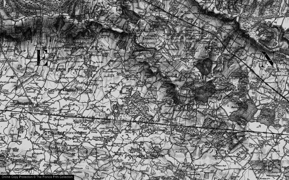 Old Map of Mundy Bois, 1895 in 1895