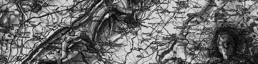Old map of Aston Deans in 1899