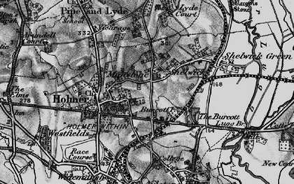 Old map of Munstone in 1898
