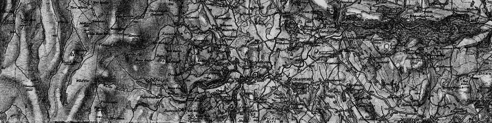 Old map of Murchington in 1898