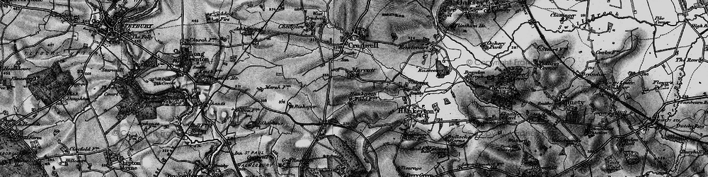 Old map of Murcott in 1896