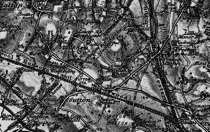 Old map of Murdishaw in 1896