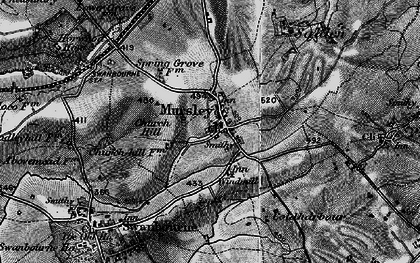 Old map of Mursley in 1896