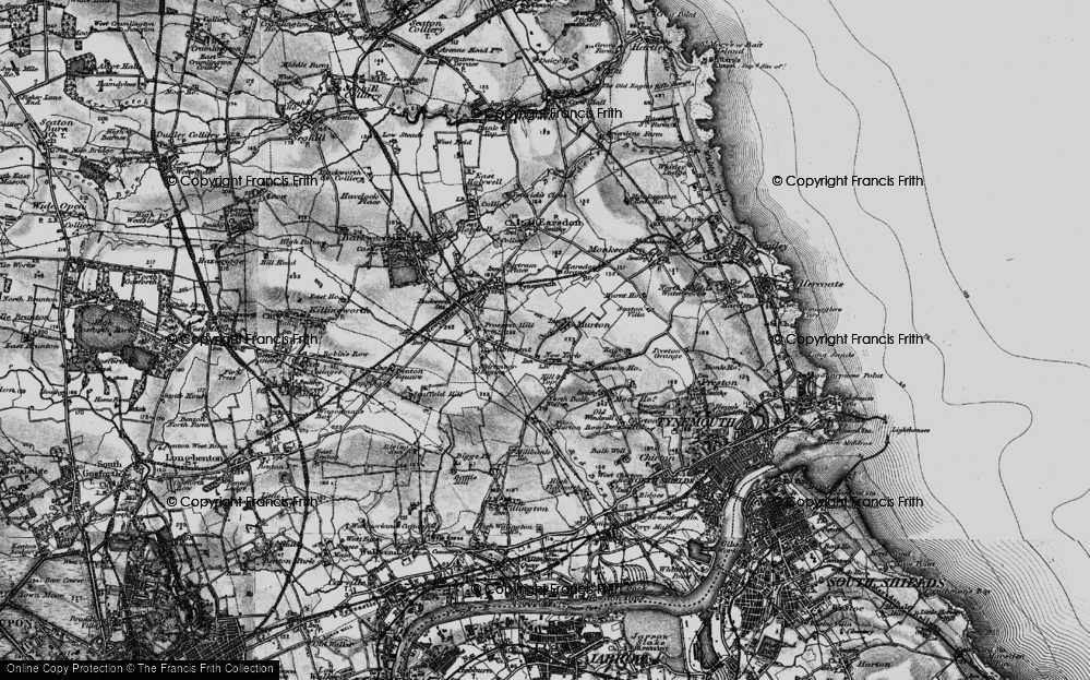 Old Map of Murton, 1897 in 1897