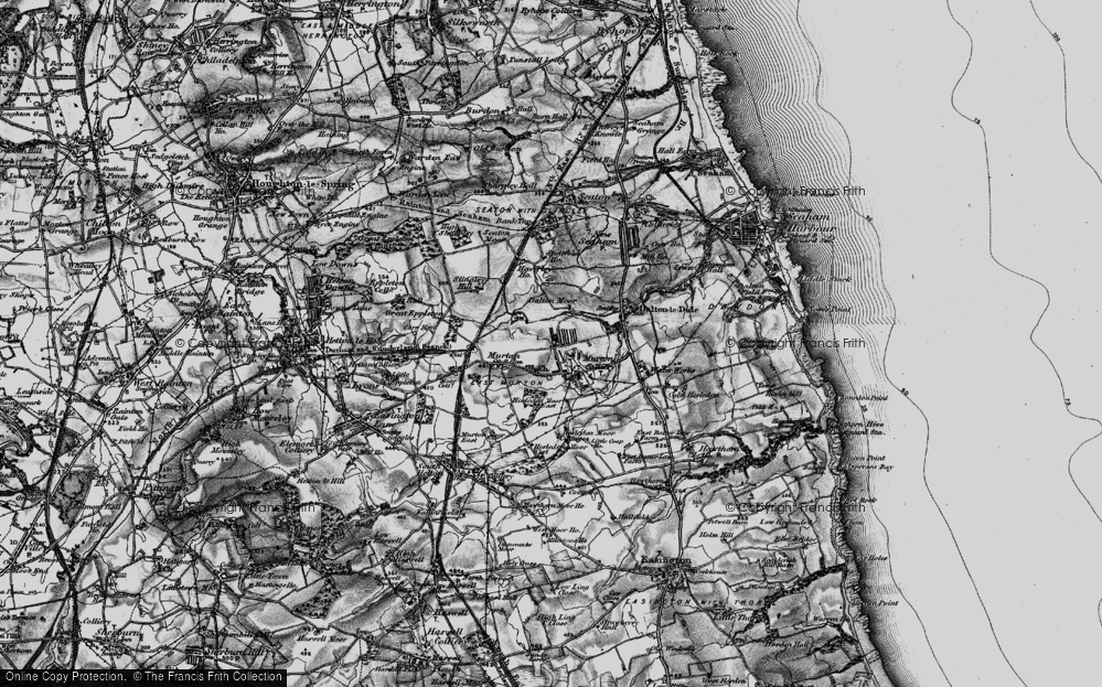 Old Map of Murton, 1898 in 1898