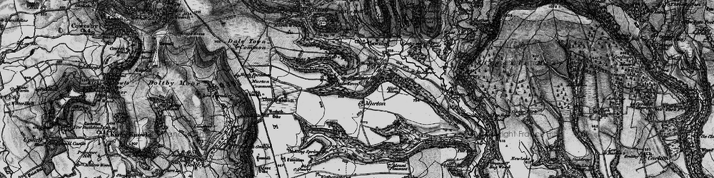Old map of Wethercote in 1898