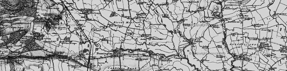 Old map of Muscoates in 1898