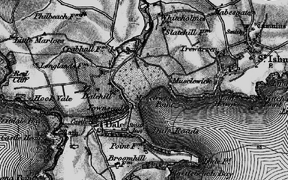Old map of Musselwick in 1898