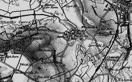 Old map of Muston in 1897