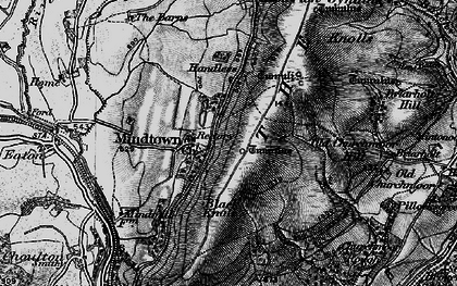Old map of Myndtown in 1899