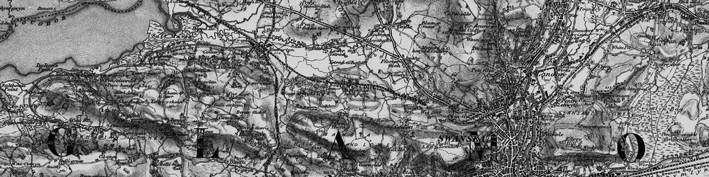 Old map of Mynydd-bach-y-glo in 1897
