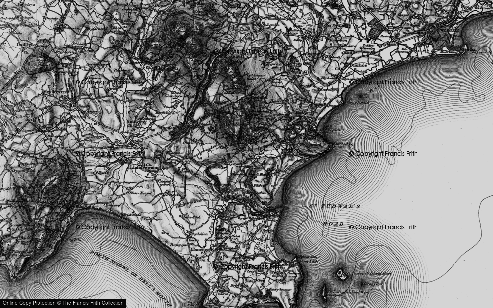 Old Map of Mynytho, 1898 in 1898