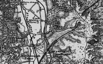Old map of Mytchett Place in 1895