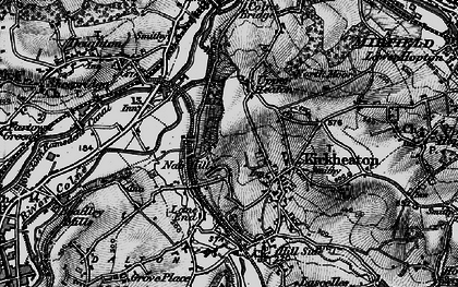 Old map of Nab Hill in 1896