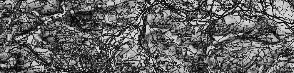 Old map of Nab Hill in 1896