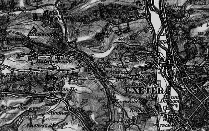 Old map of Nadderwater in 1898