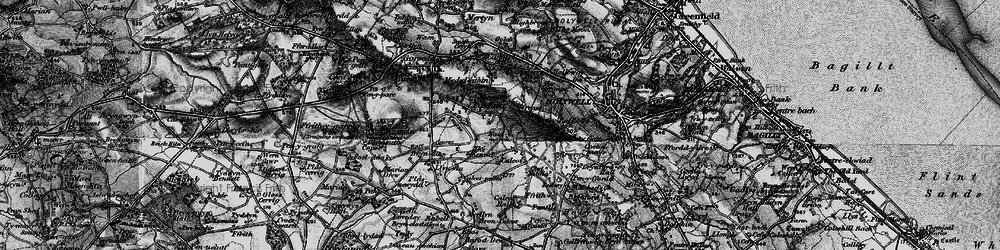 Old map of Naid-y-march in 1896