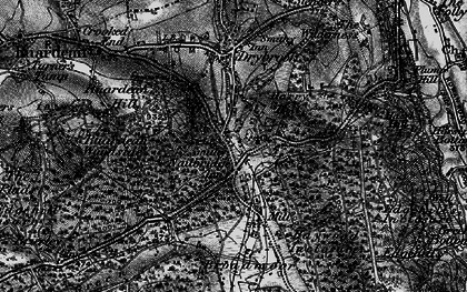 Old map of Nailbridge in 1896