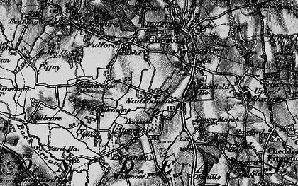 Old map of Nailsbourne in 1898