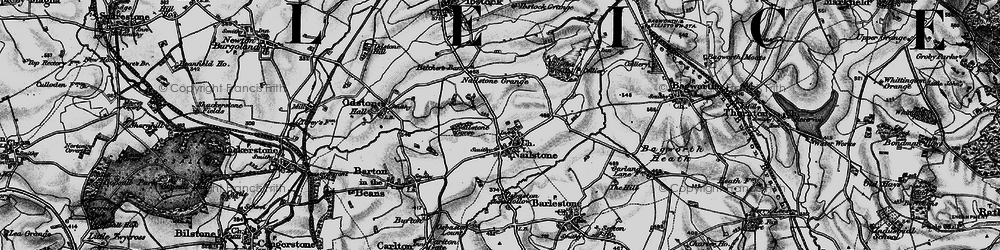 Old map of Nailstone in 1895