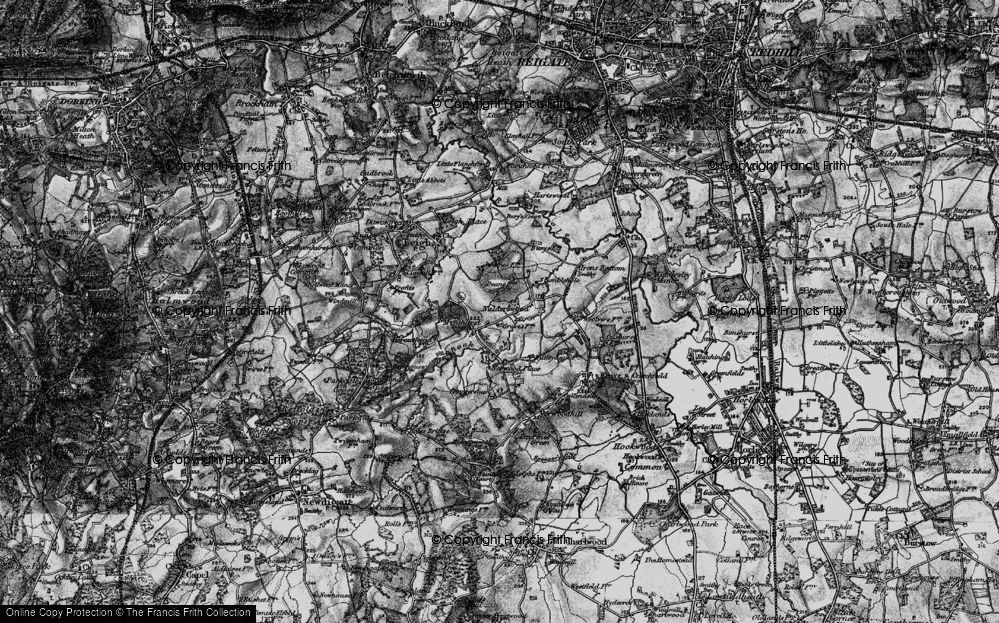 Old Map of Nalderswood, 1896 in 1896