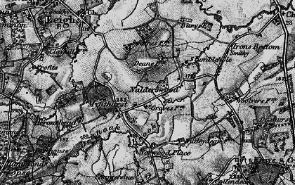 Old map of Nalderswood in 1896