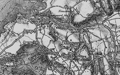 Old map of Nance in 1896
