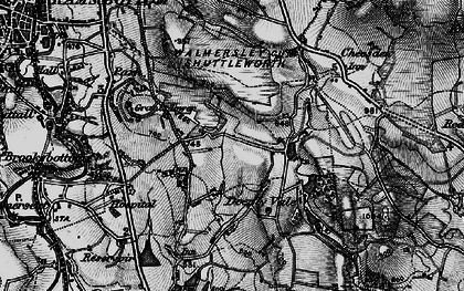 Old map of Buckhurst Fm in 1896