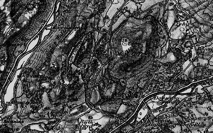 Old map of Nannau in 1899