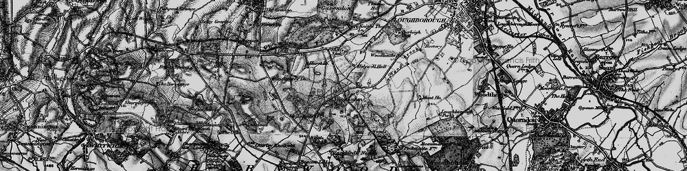 Old map of Buck Hill in 1895