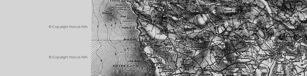 Old map of Nanquidno in 1895