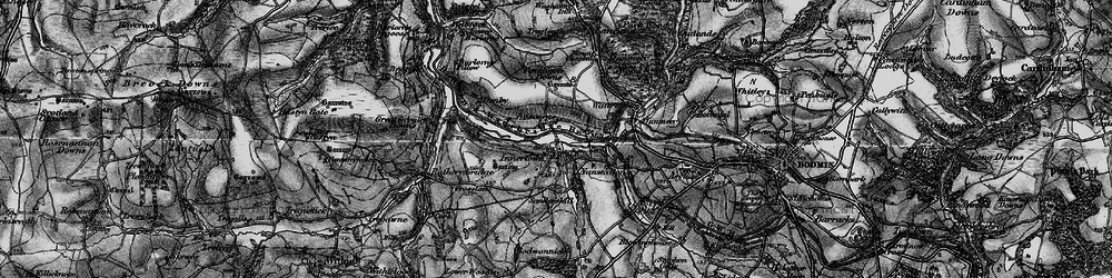 Old map of Boscarne in 1895