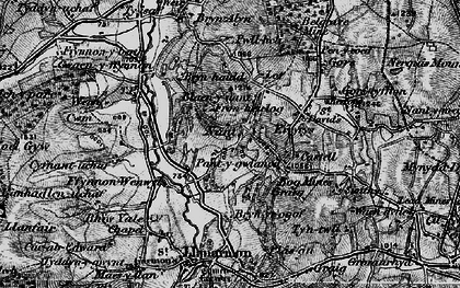 Old map of Nant in 1897