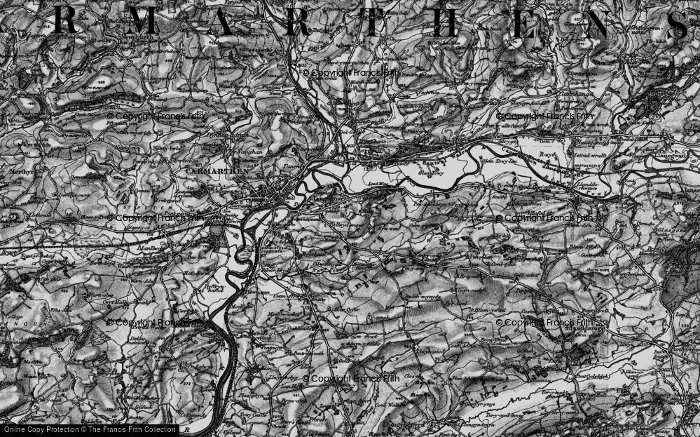 Old Map of Nant, 1898 in 1898