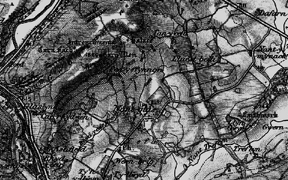 Old map of Yr Hysfa in 1898