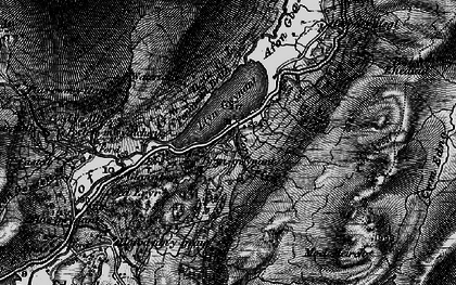 Old map of Afon Merch in 1899