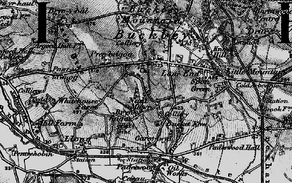 Old map of Nant Mawr in 1897