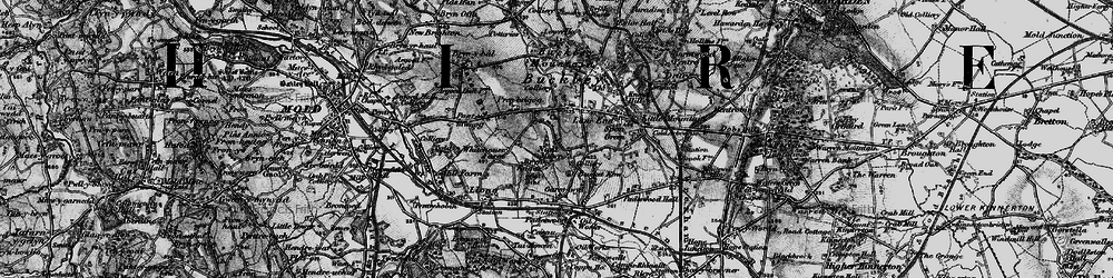 Old map of Nant Mawr in 1897