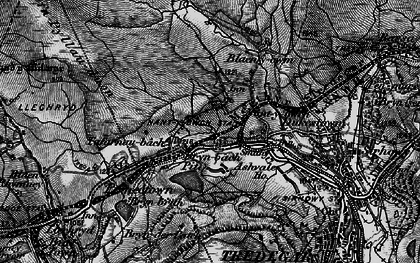 Old map of Nant-y-Bwch in 1897