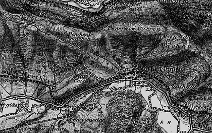 Old map of Nant-y-ceisiad in 1897