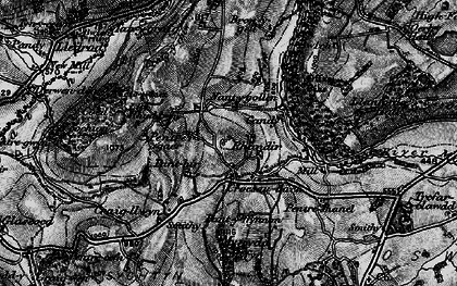 Old map of Nant-y-gollen in 1897
