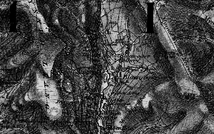 Old map of Nant-y-moel in 1897