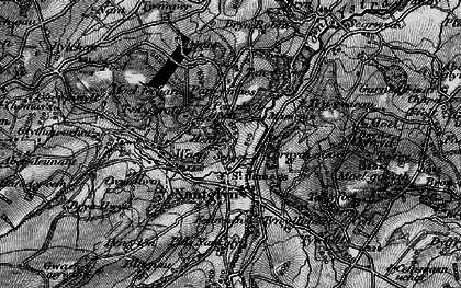 Old map of Bryn Robin in 1897