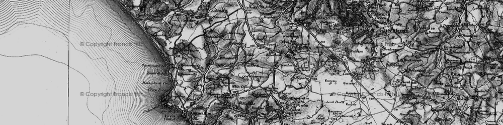 Old map of Nantithet in 1895