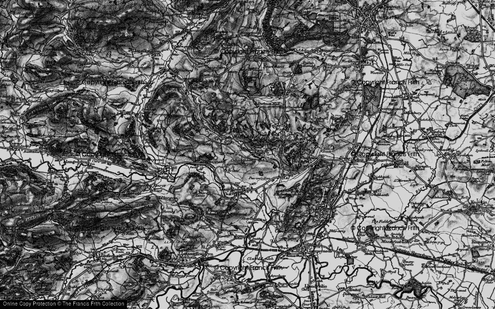 Old Map of Nantmawr, 1897 in 1897