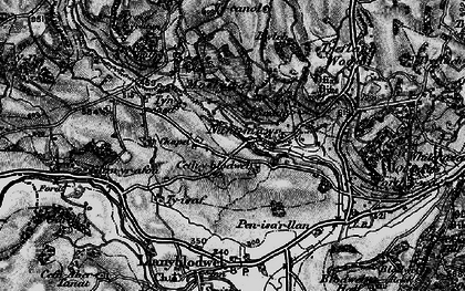 Old map of Nantmawr in 1897